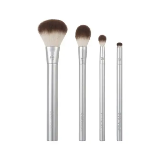 EcoTools Precious Metals Cheek and Eye Highlight Brush Set - 4pc image {9}