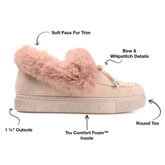 Journee Collection Womens Midnight Tru Comfort Foam Slip On Shoe Style Round Toe Slippers image {7}