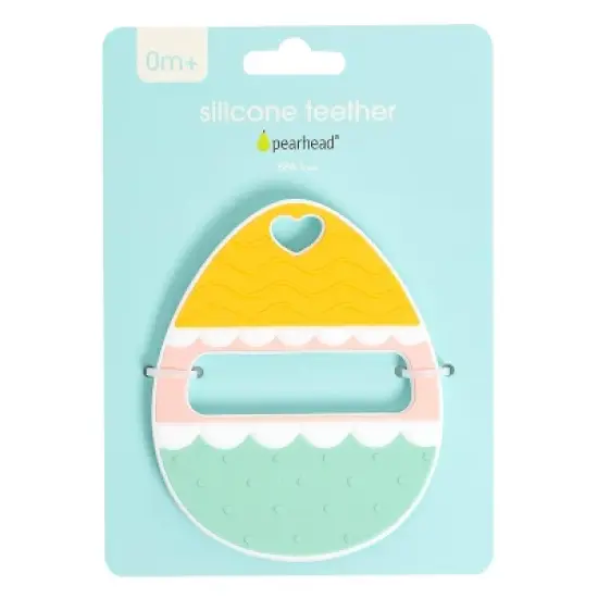 Pearhead Silicone Teether - Easter Egg image {3}