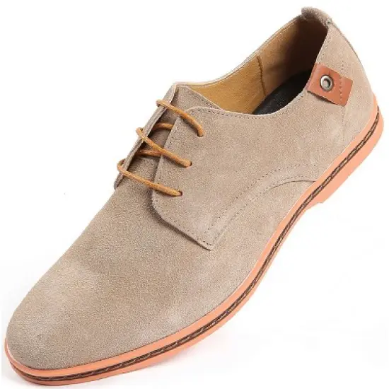 Mio Marino - Men's Classic Suede Oxford Shoes image {13}