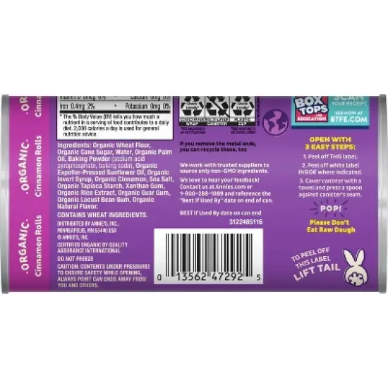 Annie's Organic Cinnamon Rolls with Icing - 17.5oz/5ct image {7}