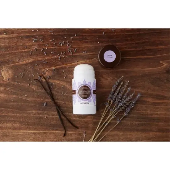 Lavanila Natural Solid Deodorant - Vanilla Lavender - Aluminum-Free 2oz image {3}