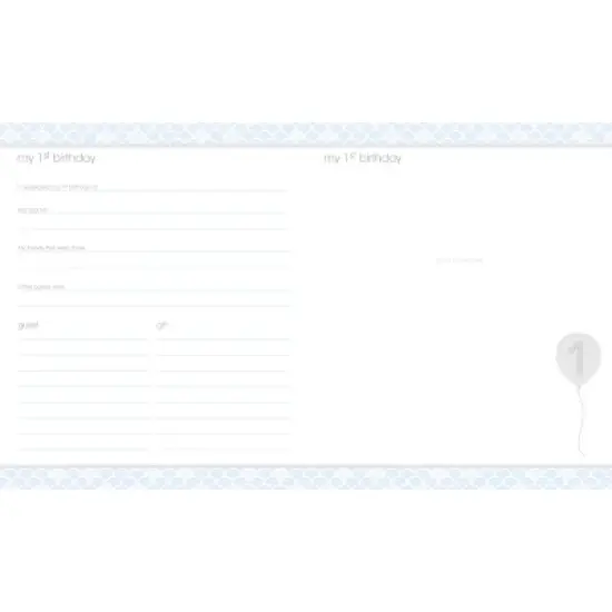 Pearhead Chevron Baby Memory Book image {1}