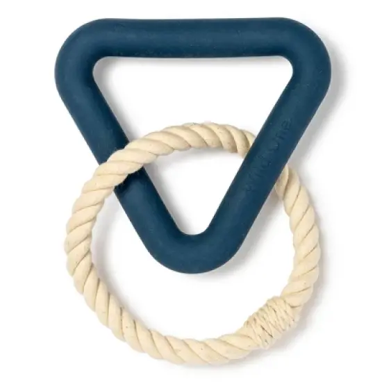 Wild One Triangle Tug Engaging Dog Toy image {2}