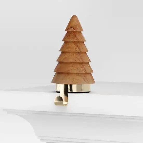 Christmas Wood Tree Stocking Holder - Wondershop&trade; image {2}
