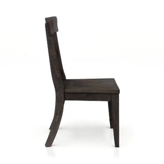 2pk Strasbourg Rustic Ladder Back Side Chairs - HOMES: Inside + Out image {2}