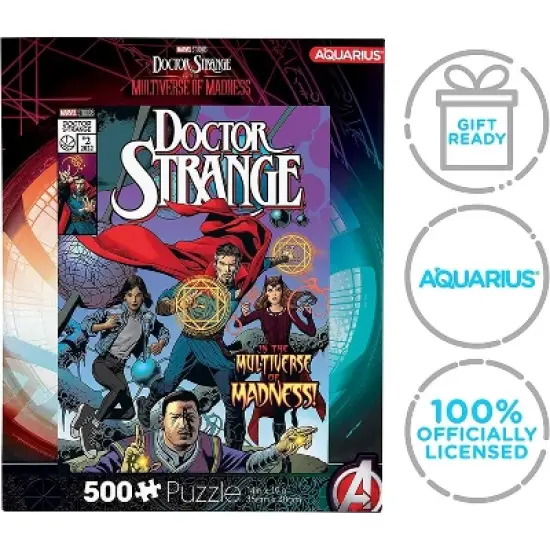 Aquarius Puzzles Marvel Doctor Strange MultiVerse Comic 500 Piece Jigsaw Puzzle image {2}
