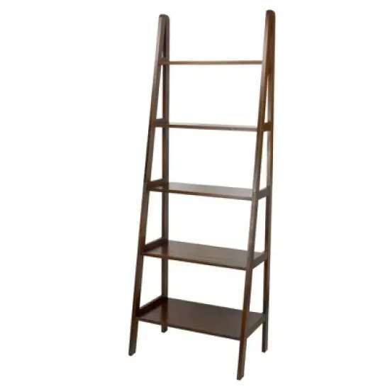 5 Shelf Ladder Bookcase - Flora Home image {7}