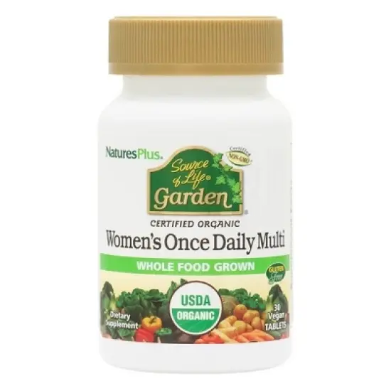 Source of Life Garden Organic Womens Daily by Nature's Plus  -  30 Tablet image {2}