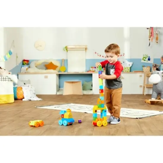 MEGA BLOKS ABC Musical Train Building Set - 50pcs image {6}