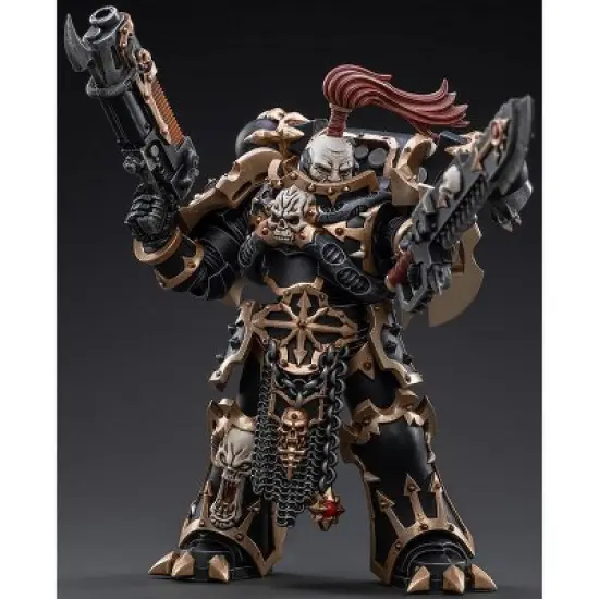 Brother Slael Black Legion Havocs Champion 1/18 Scale | Warhammer 40K | Joy Toy Action figures image {2}