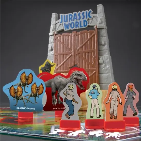 Epoch Games Jurassic World T-Rex Escape, Tabletop Action Game, Ages 6+ image {5}