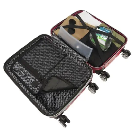 Disney Ful Minnie Mouse Patch 22 in spinner luggage, Red image {4}