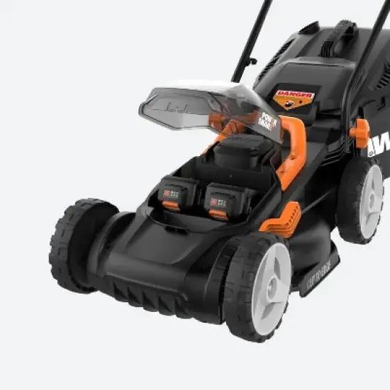 Worx WG779 40V Power Share 4.0Ah 14" Cordless Lawn Mower (Battery and Charger Included) image {9}