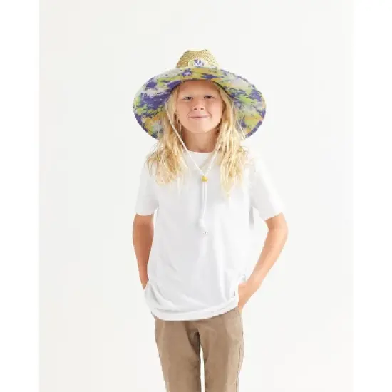 Hemlock Dylan Straw Lifeguard Hat Big Kids image {1}