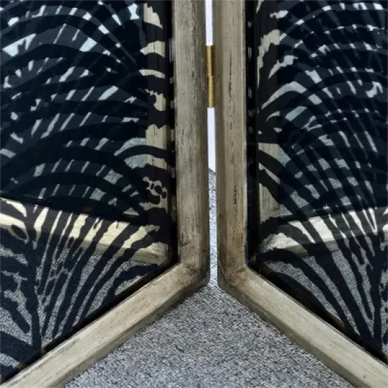 18x73" Room Photo Frames Screen Divider Screens,4 Panel Decorative Screen,Durable Metal Frame Foldable Decorative Screen-The Pop Home image {6}