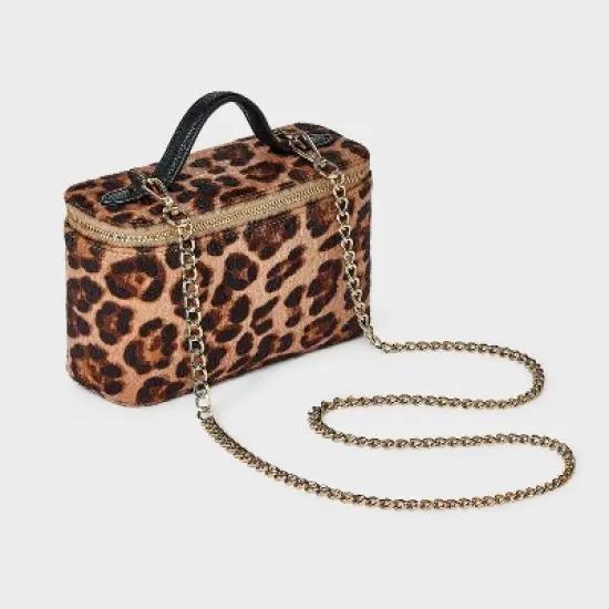 Vanity Crossbody Bag - A New Day&trade; Leopard image {2}