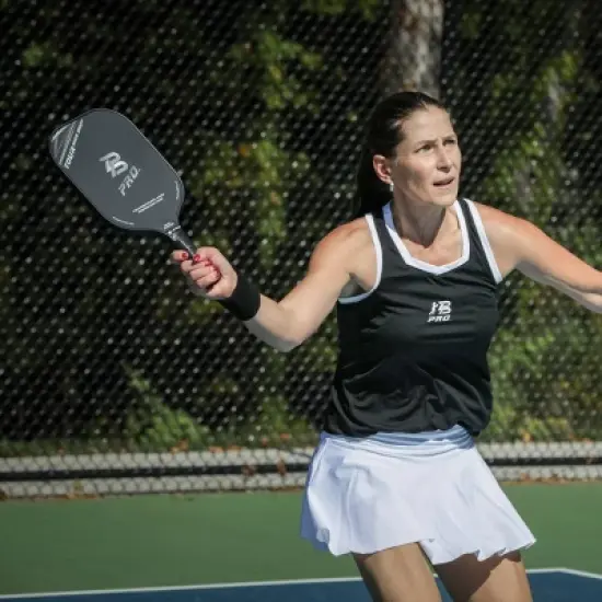 PBPRO 16'' Tour Widebody Pickleball Paddle Black/Gray image {3}