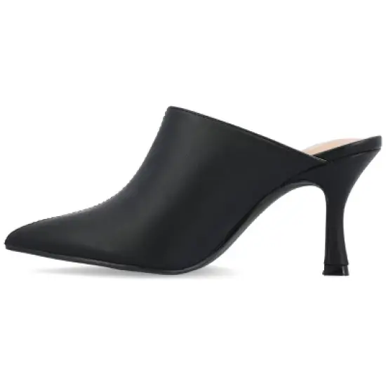 Journee Collection Womens Shiyza Mules High Stiletto Pointed Toe Pumps image {1}