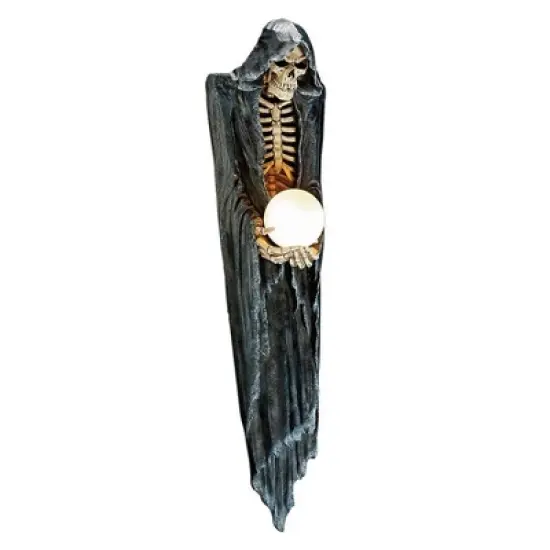 Design Toscano The Grim Reaper Illuminated Wall Sculpture image {1}