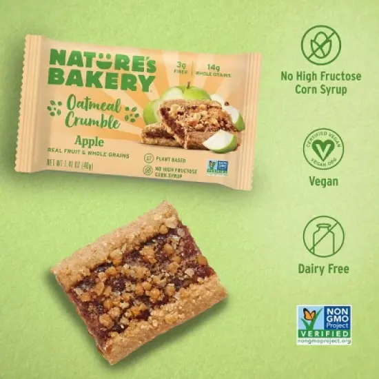 Nature's Bakery Apple Crumble Bar - 8.46oz/6ct image {3}