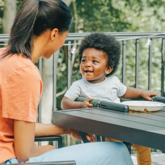 Chicco FastLock Hook-on-Chair Booster Seat - Moss image {4}