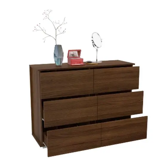 Madison 6 Drawer Dresser - Polifurniture image {5}