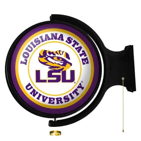 University Original Round Rotating Lighted Wall Sign image {41}