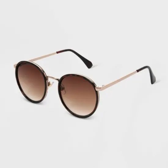 Women's Shiny Plastic Round Sunglasses - Universal Thread&trade; image {1}