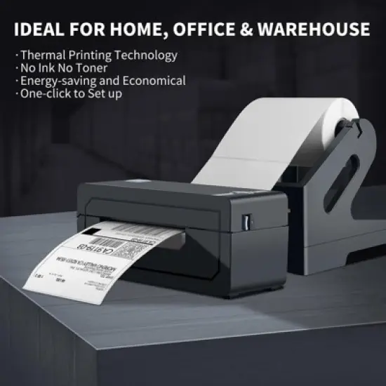 JADENS Hi-Speed Thermal Shipping Label Printer 268BT image {1}