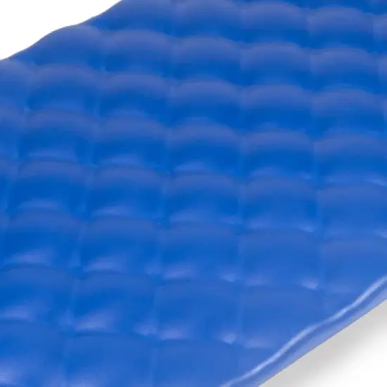 Kelsyus 72 Inch Laguna Lounger Portable Roll Up Foam Floating Mat with Built In Oversized Pillow for Swimming Pool, Lake, Beach, Blue (2 Pack) image {3}