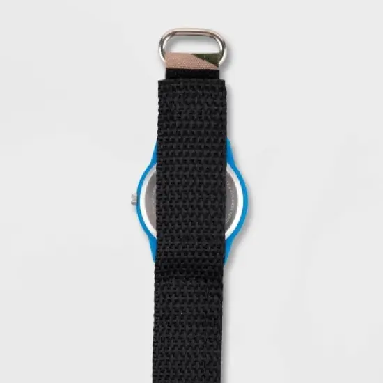 Kids' Red Balloon Dinosaur Time Teacher Hook and Loop Strap Watch - Olive Green image {3}