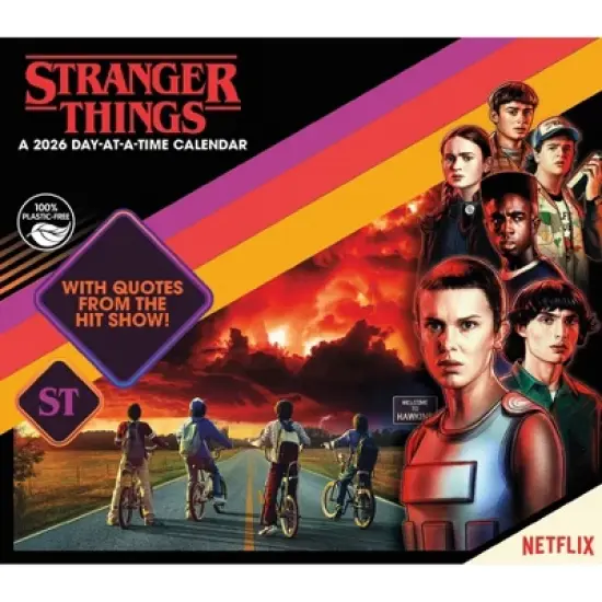 Netflix 2026 Stranger Things Dayata Time 6.12"x5.37" Box Calendar image {6}