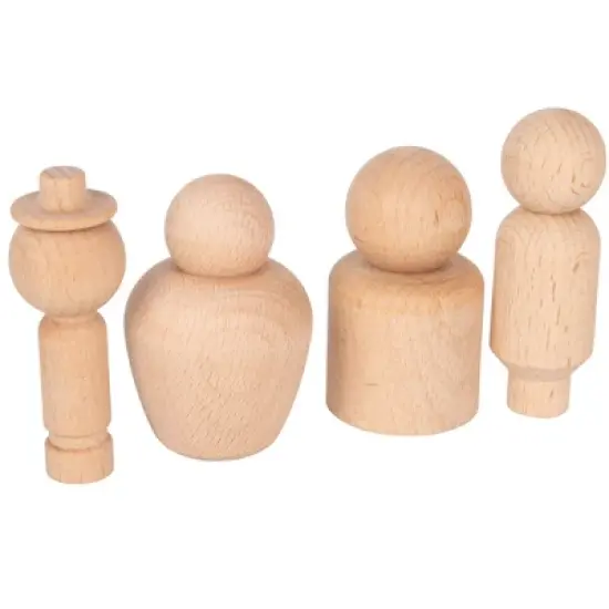 TickiT Wooden Community Figures, Set of 10 image {2}