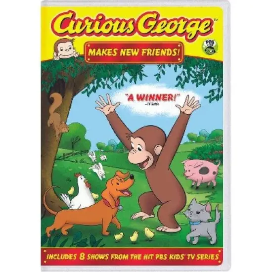 Curious George: Curious George Makes New Friends (DVD) image {1}