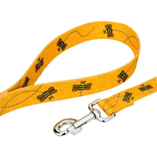 Country Brook Petz Busy Bee Deluxe Dog Collar and Leash image {5}
