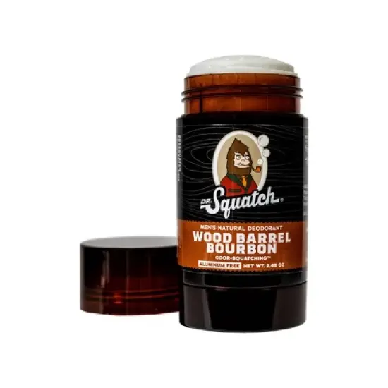 DR. SQUATCH Men's Natural Deodorant - Wood Barrel Bourbon - 2.65oz image {2}