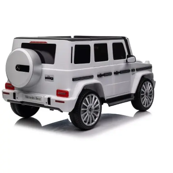 24V Licensed Mercedes-Benz G500 Kids Ride On Car, Electric SUV with 2.4G Remote, 3 - speed adjustable, USB, MP3, Bluetooth, LED image {1}