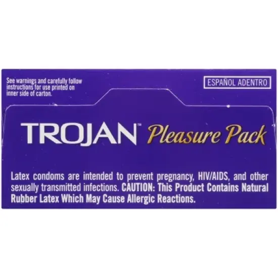 Trojan Pleasure Variety Pack Lubricated Latex Condoms image {12}