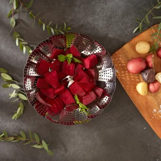 Rsvp Vegetable Steamer - 9In - Ss image {8}