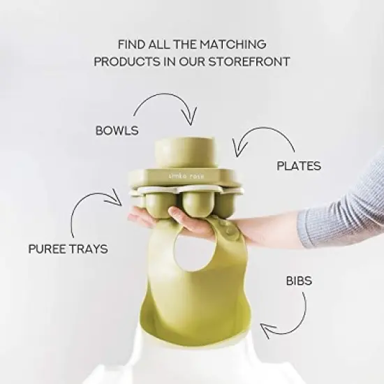 Simka Rose Silicone Baby Food Storage Container 7Pc image {4}