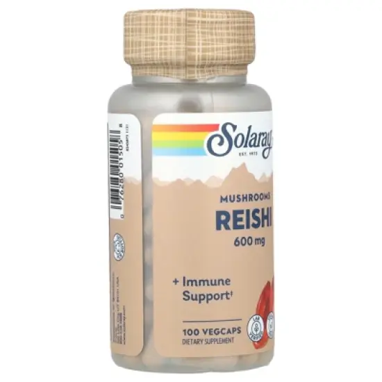 Solaray Reishi Mushrooms, 600 mg, 100 VegCaps image {3}