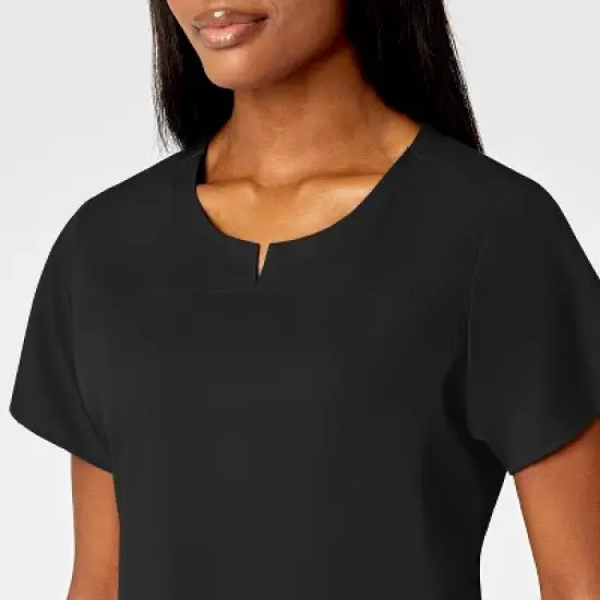 Wink PRO Women's 4 Pocket Notch Neck Scrub Top image {3}