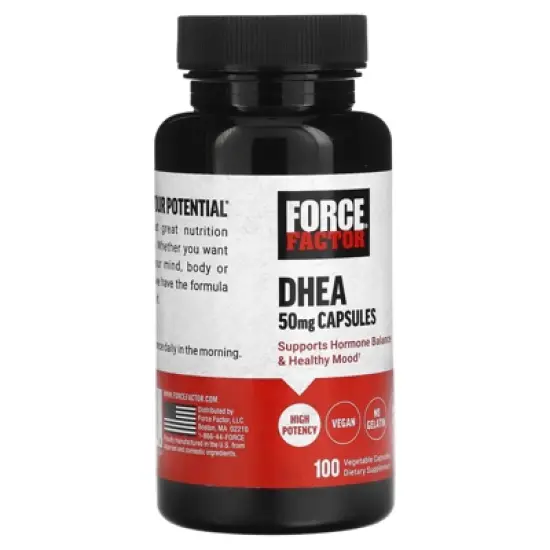 Force Factor DHEA, 50 mg, 100 Vegetable Capsules image {3}