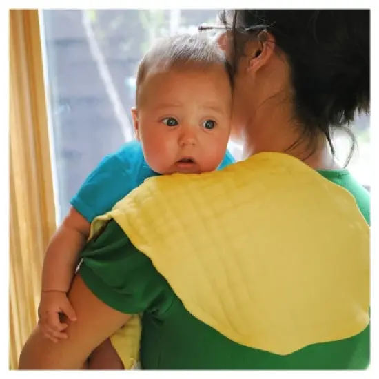 green sprout Organic Cotton Muslin Burp Cloths 3pk image {3}