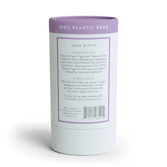 Native Plastic Free Lilac and White Tea Deodorant - 2.65oz image {1}