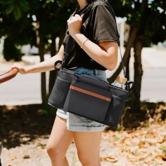 WONDERFOLD Parent Console with Insulated Stroller Cup Holders - Small image {2}