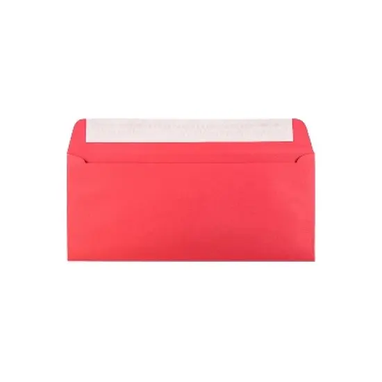 JAM Paper #10 Business Colored Envelopes w/Peel and Seal Closure 4.125x9.5 Red 11789 image {3}