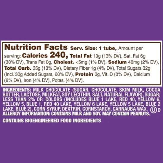 M&M's Minis Halloween Milk Chocolate Candies Tube - 1.77oz image {8}