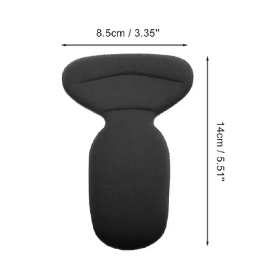 Unique Bargains Two-in-one Shoes Heel Pads One Size 2 Pair image {3}